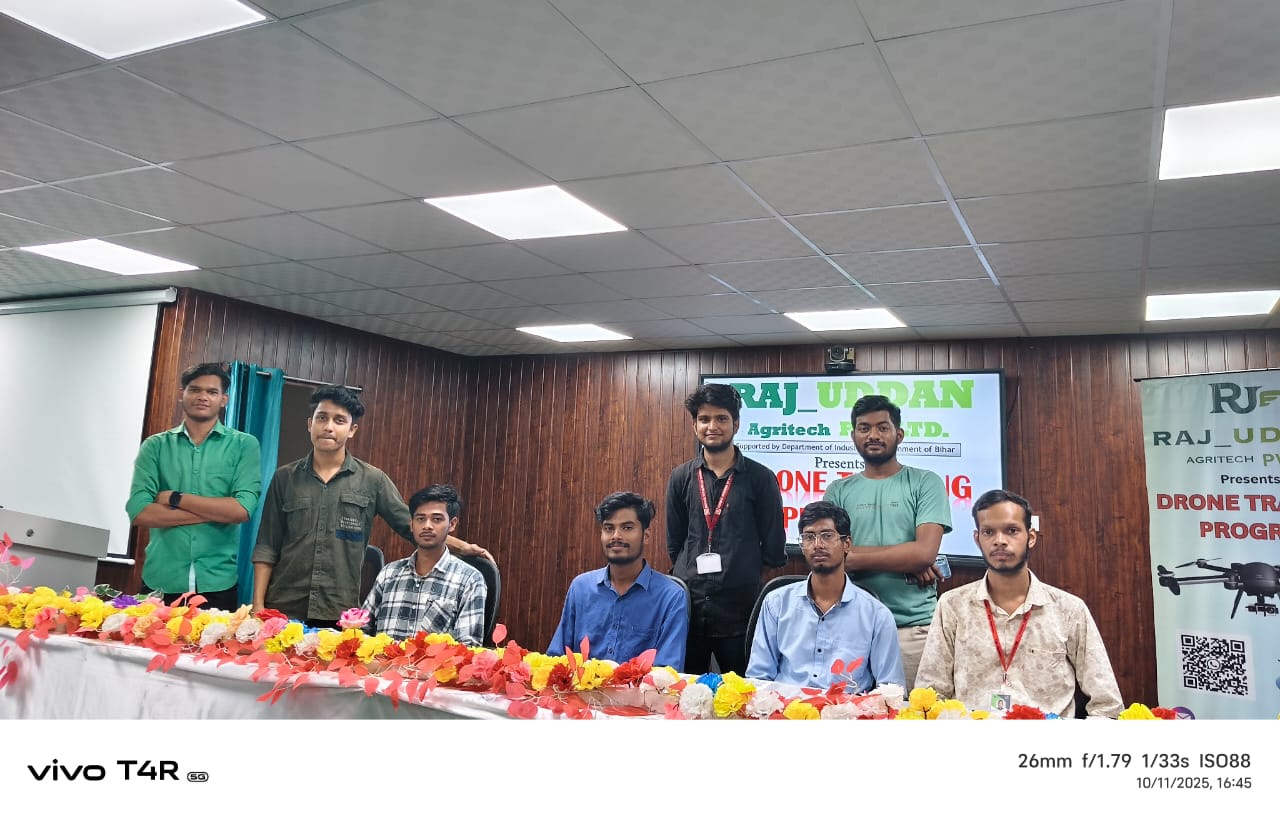 Students participating in drone workshop